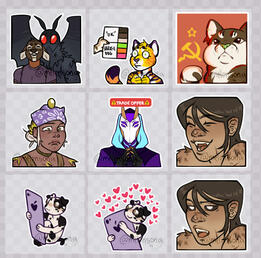 telegram size + meme/silly